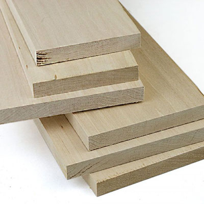 image of basswood lumber